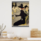 Divan Japonais Toulouse-Lautrec  kunst Poster (Keuken)