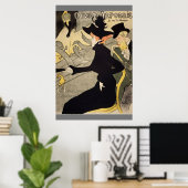 Divan Japonais Toulouse-Lautrec  kunst Poster (Thuiskantoor)