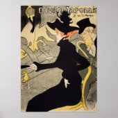 Divan Japonais Toulouse-Lautrec  kunst Poster (Voorkant)