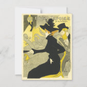 Divan Japonaise  Adverteren Magnetische Uitnodiging (Voorkant)