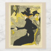 Divan Japonaise  Adverteren Wijn Etiket (Enkel label)