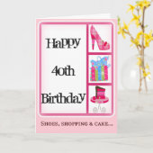 Diva's 40ste verjaardag Kaart voor vrouwen (Gele Bloem)