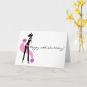 Diva's 40ste verjaardag Kaart voor vrouwen (Gele Bloem)