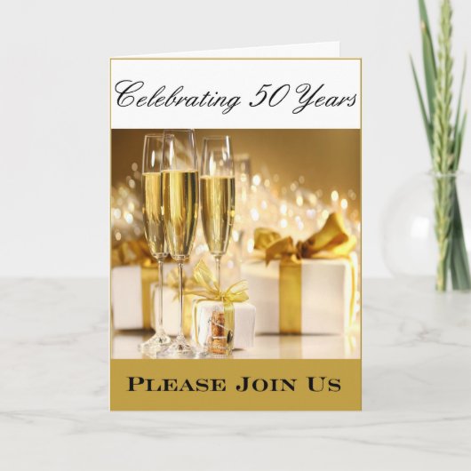 Diva's 50e Jubileum Party Invitation (Voorkant)