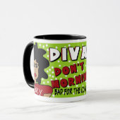 DIVA'S DOEN GEEN MORNINGS MOK (Voorkant links)