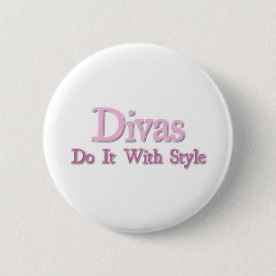 Divas doet het met stijl ronde button 5,7 cm