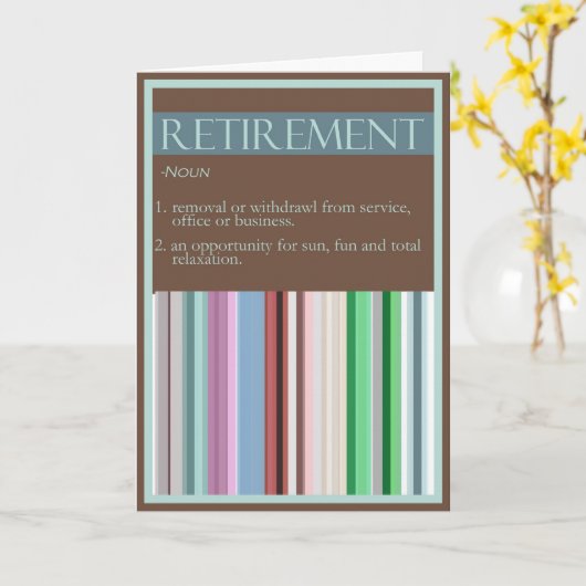 Diva's Gefeliciteerd met je pensioen Kaart (Gele Bloem)