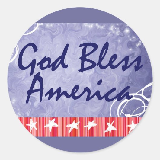Diva's God zegene Amerika Stickers (Voorkant)