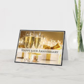 Diva's Happy 50th Anniversary Kaart (Voorkant)