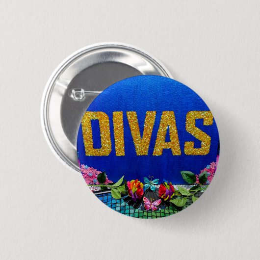 Divas LGBTQ+ Pin Button (Voorkant /achterkant)