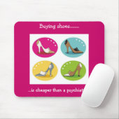 Diva's Love Shoes Mousepad Muismat (Met muis)