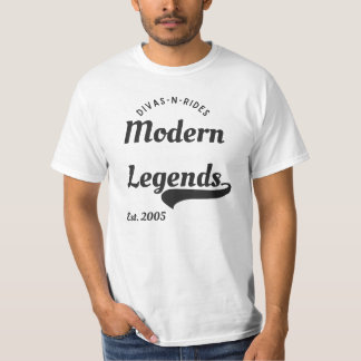 Divas-N-Rides Modern Legends Heren Basic T-shirt