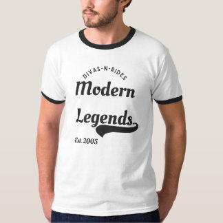 Divas-N-Rides Modern Legends Heren Ringert-shirt T-shirt