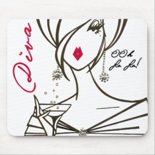 Divas Rule! mousepad - Gepersonaliseerd - Geperson Muismat