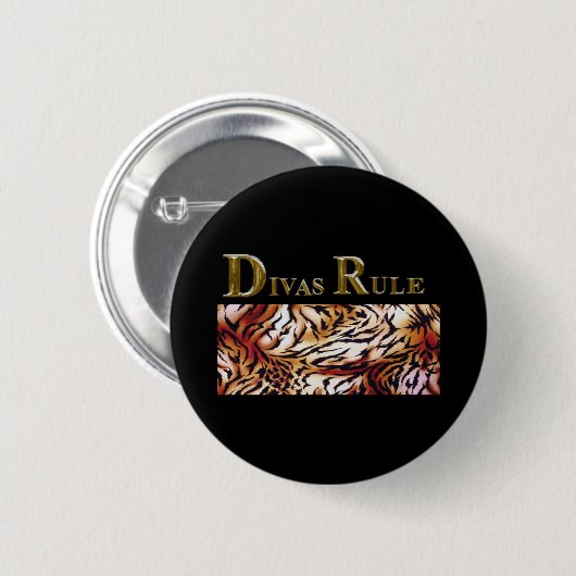 DIVAS RULE RONDE BUTTON 5,7 CM (Voorkant /achterkant)