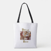DIVAS RULE TOTE BAG (Achterkant)