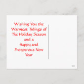 Diva's Season's Greetings Briefkaart (Achterkant)