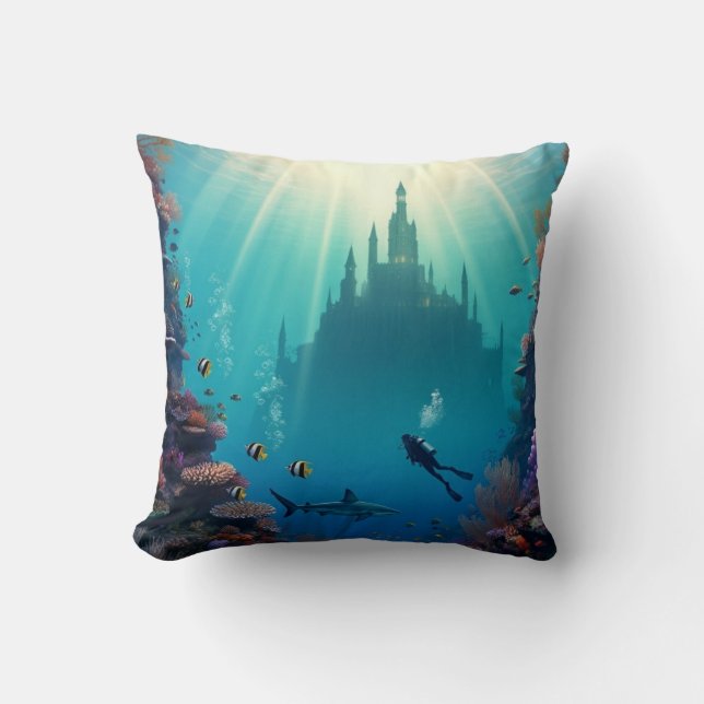 Dive a secret reef kussen (Voorkant)