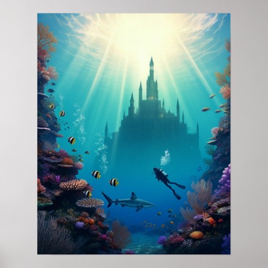 Dive a secret reef poster (Voorkant)