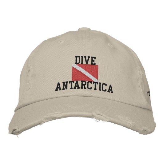 Dive Antarctica Distress Baseball Pet (Voorkant)