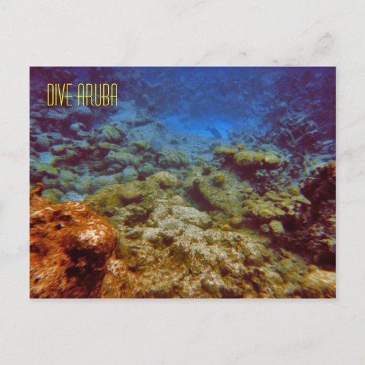 Dive Aruba-Briefkaarten Briefkaart (Voorkant)