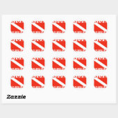 Dive Aruba Ronde Sticker (Vel)