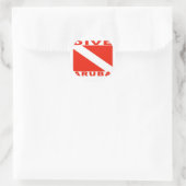 Dive Aruba Ronde Sticker (Tas)