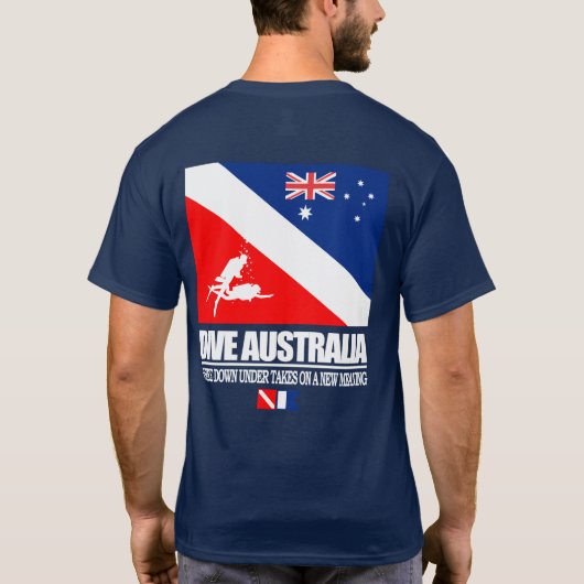 Dive Australia (sq) T-shirt (Achterkant)