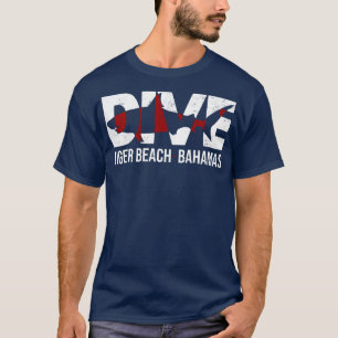 DIVE Bahamas Tiger Beach SCUBA Diving Shark T-shirt