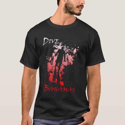Dive Bahamas Vacation Diving T-shirt (Voorkant)