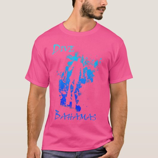 Dive Bahamas Vacation Diving T-shirt (Voorkant)