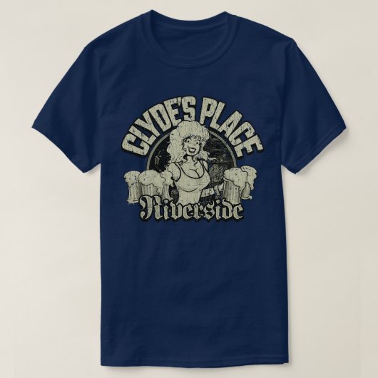 Dive Bar Clydes Place 9 T-shirt (Design voorkant)