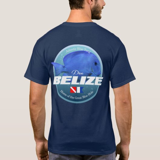Dive Belize (DD2)2 T-shirt (Achterkant)