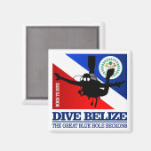 Dive Belize DF2 Magneet (Voorkant / Achterkant)