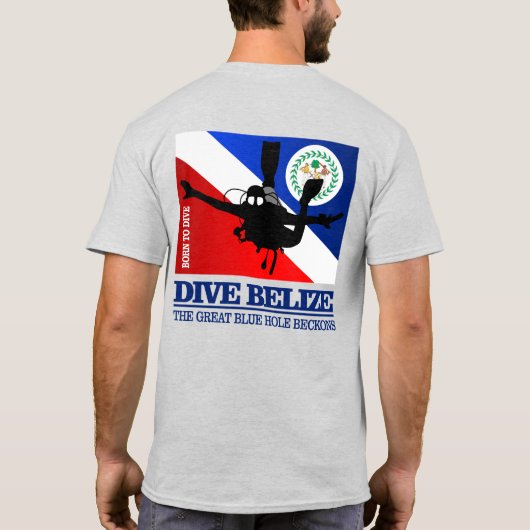 Dive Belize DF2 T-shirt (Achterkant)