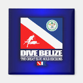 Dive Belize Magneet (Voorkant)
