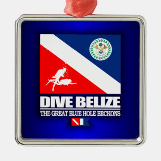 Dive Belize Metalen Ornament