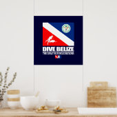 Dive Belize Poster (Keuken)