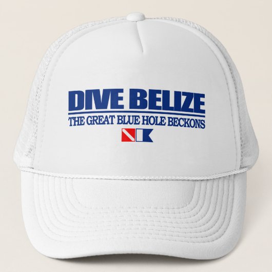 Dive Belize Trucker Pet (Voorkant)