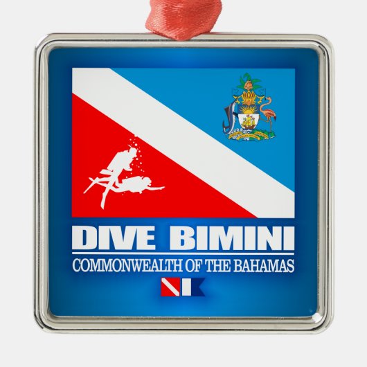 Dive Bimini (geslacht) Metalen Ornament (Voorkant)
