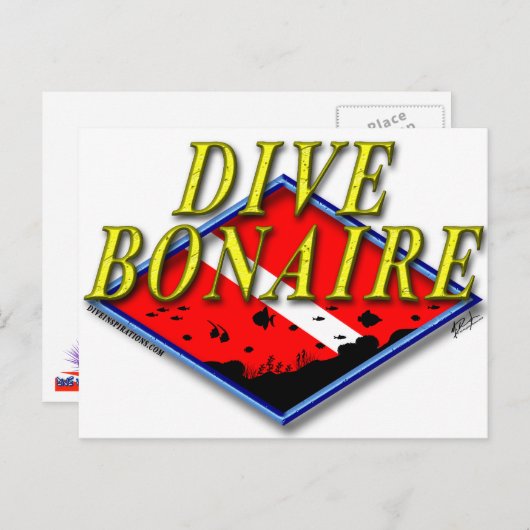 Dive Bonaire Briefkaart (Voorkant / Achterkant)