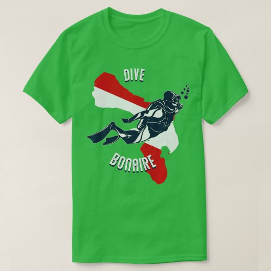 Dive Bonaire Caribbean Island Scuba Diving Bonaire T-shirt (Design voorkant)