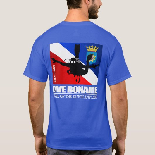 Dive Bonaire DF2 T-shirt (Achterkant)