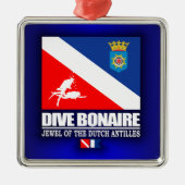 Dive Bonaire Metalen Ornament (Voorkant)
