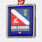 Dive Bonaire Metalen Ornament (Links)