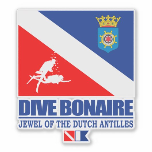 Dive Bonaire Sticker (Voorkant)