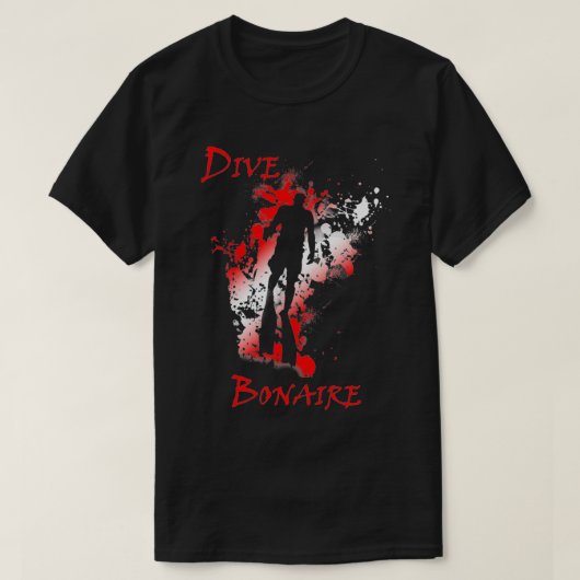 Dive Bonaire West Indies Vacation Diving T-shirt (Design voorkant)
