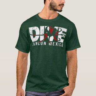 DIVE Cancun Mexico SCUBA DIVING Octopus T-shirt