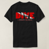 DIVE Cayman Islands SCUBA Diving Snorkeling T-shirt (Design voorkant)