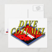 Dive Cozumel Briefkaart (Voorkant / Achterkant)